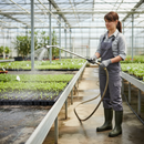 Premium Tap Operated Hose Lance with Adjustable Rose Head and Flow Control - High-Quality Professional Grade for Industria...