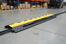 2-Channel Heavy Duty Cable Ramp Protector – Anti-Trip Cable & Hose Cover | Ve... - Cable Ramps - Detail View