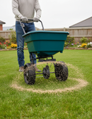 Premium 30kg Winter Salt Spreader | Retractable Stand & Folding Handle | Heavy-Duty Grit Spreader UK - Detail View