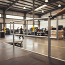 Premium Heavy Duty Aluminium 8ft Stage Handrail Guardrail for Safe Performance Spaces - Main Product Image