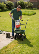 Premium Triple Action Herbicide Granular Fertilizer for Lawn Care - 15kg with Iron Sulphate, MCPA, and Mecoprop-P for Effe...