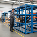 Premium Heavy Duty Steel Shelving 2440mm High | 400kg Capacity | Industrial Racking