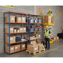 Heavy Duty Industrial Shelving Unit - 3050mm Extra Tall - 340kg Capacity - Boltless Steel Racking