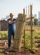Premium Bamboo Canes Bundle of 250 - Sizes 10-12mm and 12-14mm for Ideal Support - Main Product Image