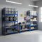 Premium Heavy Duty Industrial Shelving and Workbench Set - 1770mm High & 1200mm Wide
