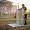Premium Heavy Duty Pit Barrier Element Straight 1M for Secure Crowd Control at Events