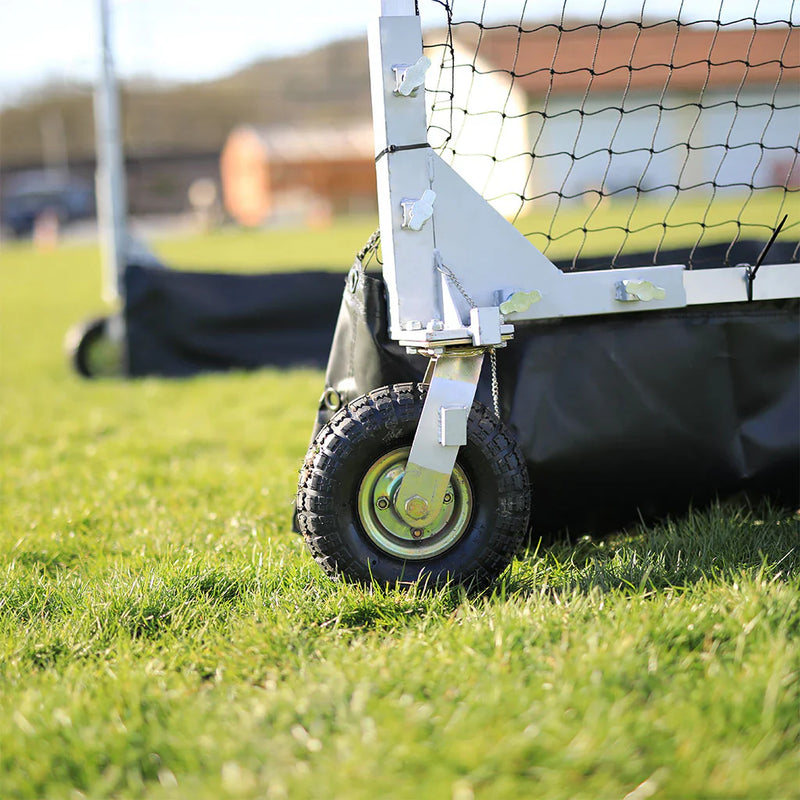 3m Aluminium Mobile Cricket Cage – Easy to Move with 6 Wheels