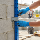 Premium Galvanised Wall Ties for Heavy Duty Shelving - 2m+ Height - 45mm/95mm Options