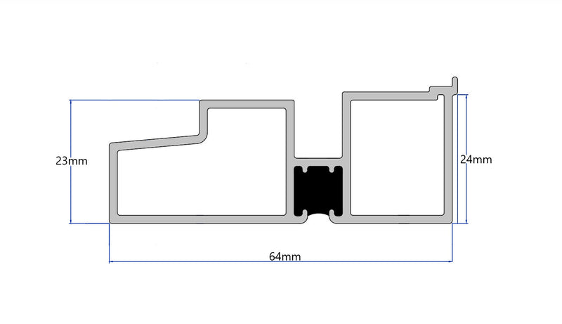 High Quality RC Large Infill Bar Perfect For Residence Collection Doors