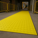 VisiTread™ Hi-Visibility Industrial Walkway Mat – Premium Anti-Slip, Low-Profile Safety Flooring for Factories & Construction Sites