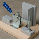 Horizontal Toggle Clamp – Flanged Base, Fixed Spindle For Stable Mounting