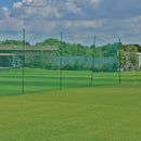 FlexiGuard Portable Cricket Ball Stop Net – Easy Setup, 1.2m x 25m with Posts