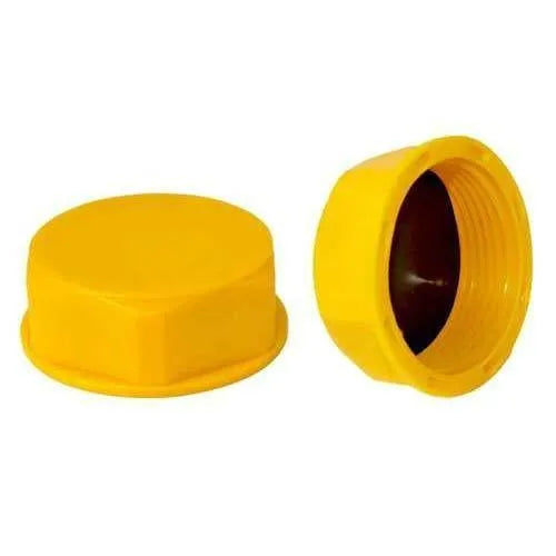 High Durable Yellow HDPE UNF Sealing Caps For Construction Applications