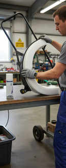 Premium High Density Foam Replacement Pad with Adhesive for Water Absorption Equipment - Detail View