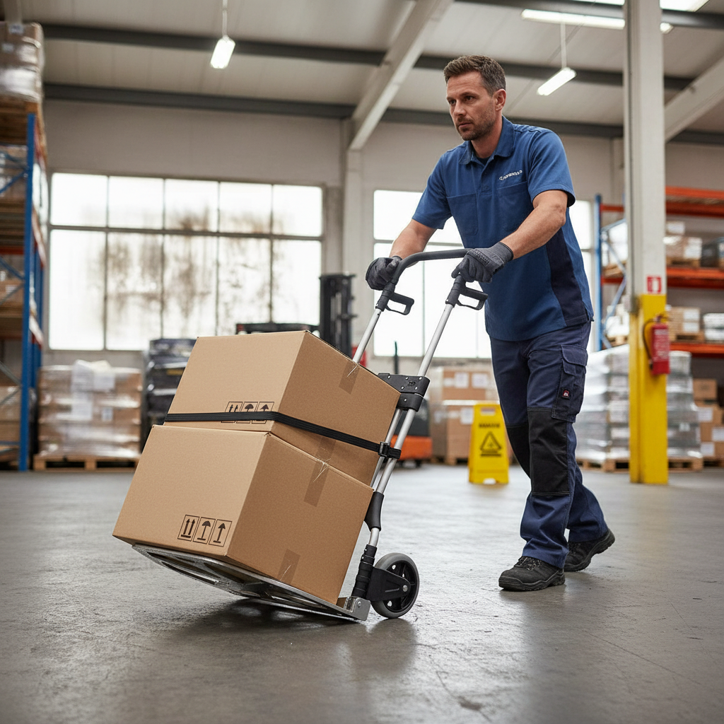 Telehandler Sacks Heavy Duty Telescopic Folding Sack Truck | Buy Online UK