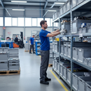 Premium Light Grey Euro Containers - Durable and Versatile