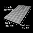 Premium Stainless Steel Circle Polished Sheet – 2500mm x 1250mm x 0.9mm – Durable & Corrosion-Resistant
