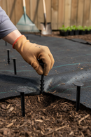 Premium Heavy Duty Plastic Reinforcement Pegs for Weed Control and Tent Securing - Detail View