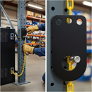 Premium Locking Tab for Tail Lifts - 1" Diameter Hole, Heavy Duty Constructio... - Main Product Image