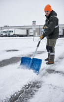Heavy Duty Snow Shovel - Powder Coated Steel Handle with Ergonomic D-Grip | Professional Winter Clearing - Main Product Image