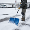 Heavy Duty Snow Shovel - Powder Coated Steel Handle with Ergonomic D-Grip | Professional Winter Clearing