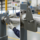 Premium Right Hand Lozenge Bracket for Insulated Shutter Doors - Durable and ... - Main Product Image