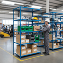 High-Performance Industrial Shelving Unit - 1830mm High - 200kg Capacity - Steel - Blue Finish