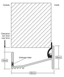 Ultimate Weatherproof Threshold For Outward Opening Double Doors – Heavy-Duty 22–24mm Seal