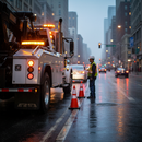 180° Amber Corner Beacon/Warning Light (ECE R65, EMC R10) - Detail View