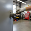 Premium R/H Spring Latch for Tail Lifts - Durable and Reliable Security Solution - Detail View