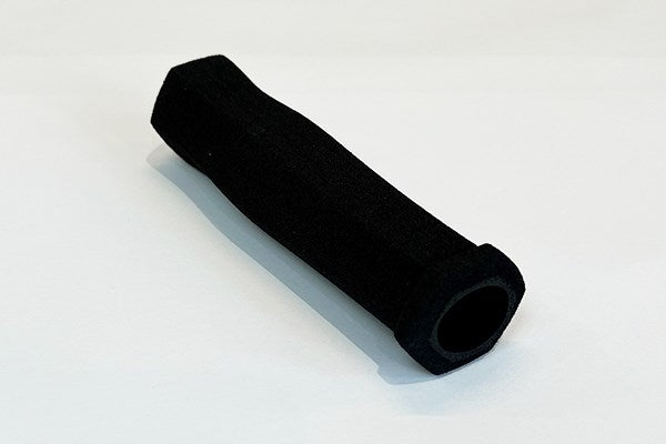 Professional Black Foam Grip High Density With End Cap For Industrial Use - 25 Pack