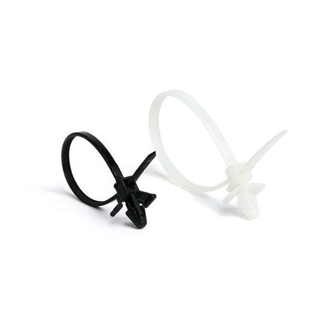 Professional Nylon Push Mount Wing Cable Ties For Securing Wires & Cables