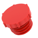BSP Threaded Plugs – Red LDPE For Reliable Thread Seal