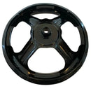 Black Steel Control Handwheel – For Industrial Machinery
