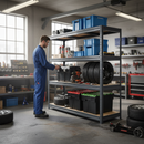 Premium Heavy-Duty Garage Shelving | 1770mm High | 600kg Per Shelf | Boltless MDF | Grey Steel