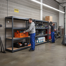 Premium Heavy Duty Garage Shelving - 1770mm Height - Up to 600kg Capacity - Grey