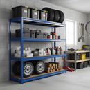 Heavy-Duty Garage Shelving 1770mm | 600kg Total Capacity | 5-Tier Steel Racking