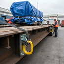 High-Performance Bolt On Lashing Link - 12,000kg Capacity with Heavy Duty Galvanized and Yellow Painted Steel