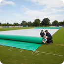 Premium Lightweight Cricket Flat Sheets - 250 gsm with Reinforced Eyelets and Grab Handles for Easy Handling - Detail View