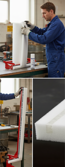 Premium High Density Foam Replacement Pad with Adhesive for Water Absorption Equipment - Main Product Image