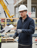 Premium Fleece Jacket with YKK Zipper and Extended Back for Comfort, Perfect for Cold Weather Insulation - Main Product Image