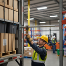 Heavy Duty Round Steel Spring Loaded Shoring Bar with Adjustable Length 2530-2980mm and 460kg Load Capacity