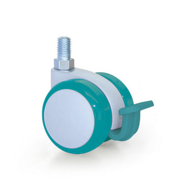 High-Performance Antimicrobial Braked Castors For Medical Equipment
