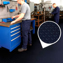 Heavy-Duty Dot Pattern PVC Flooring – Slip-Resistant, Waterproof & Durable Matting for Garages, Workshops & Industrial Spaces – Easy to Install