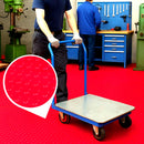 Heavy-Duty Dot Pattern PVC Flooring – Slip-Resistant, Waterproof & Durable Matting for Garages, Workshops & Industrial Spaces – Easy to Install