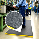 Heavy-Duty Anti-Fatigue Wear-Resistant PVC Foam Mat - Non-Slip, Cushioned Support for Workstations, Garages & Industrial Use