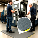 Heavy-Duty Anti-Fatigue Wear-Resistant PVC Foam Mat - Non-Slip, Cushioned Support for Workstations, Garages & Industrial Use