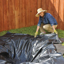 Dim Gray Heavy Duty HDPE Pond Liner | 40-Year Guarantee | Free Underlay Included | UV & Tear Resistant | 0.35mm
