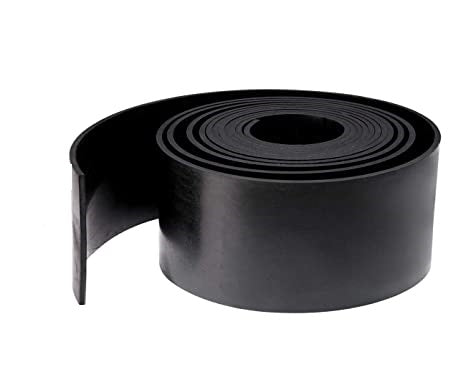 Solid Neoprene Rubber Strip 5M - Black