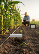 Premium Soil Moisture, Temperature and EC Sensor with 5M Durable Cable for Accurate Soil Monitoring - Detail View
